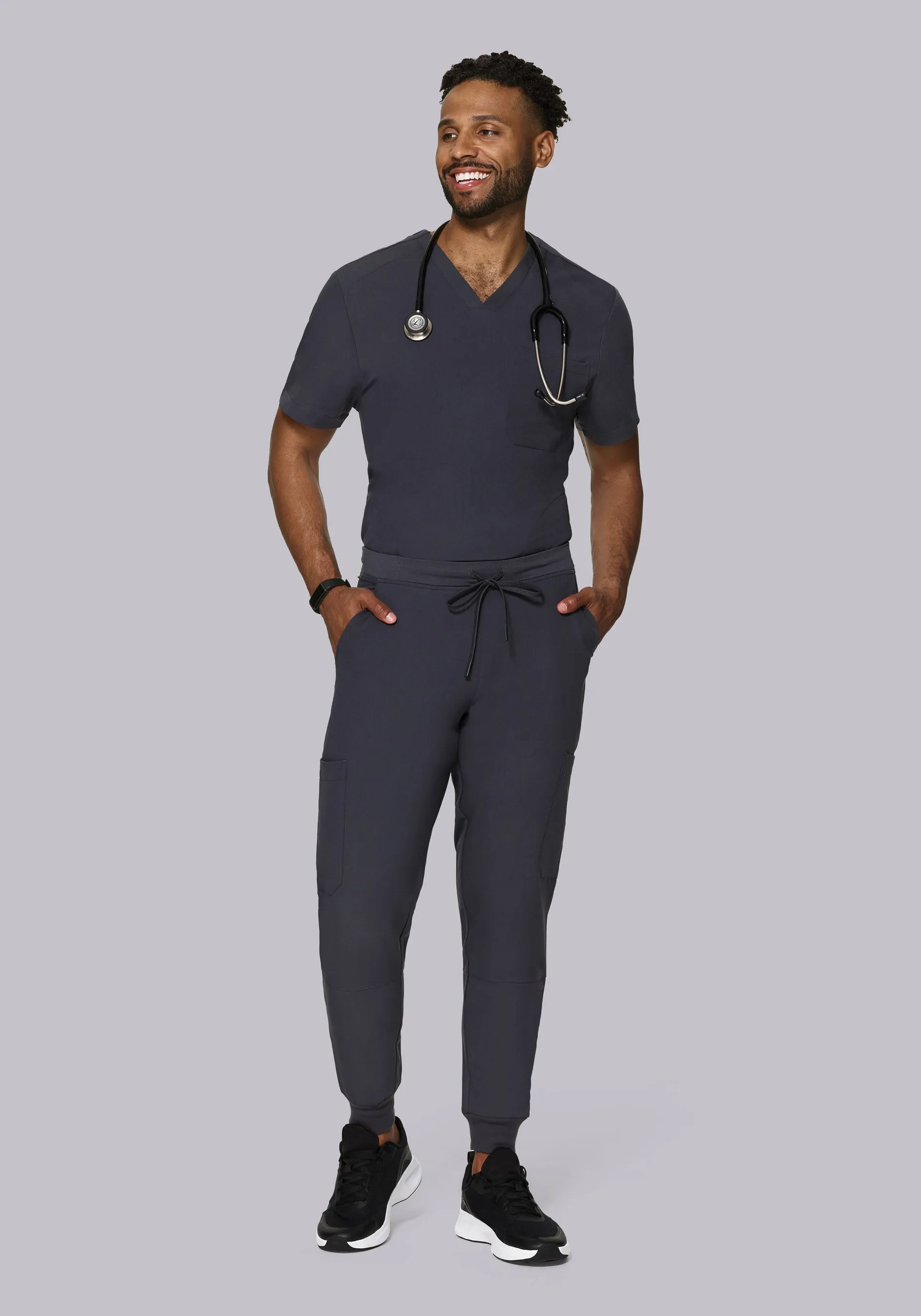 7 Pocket Joggers Pewter