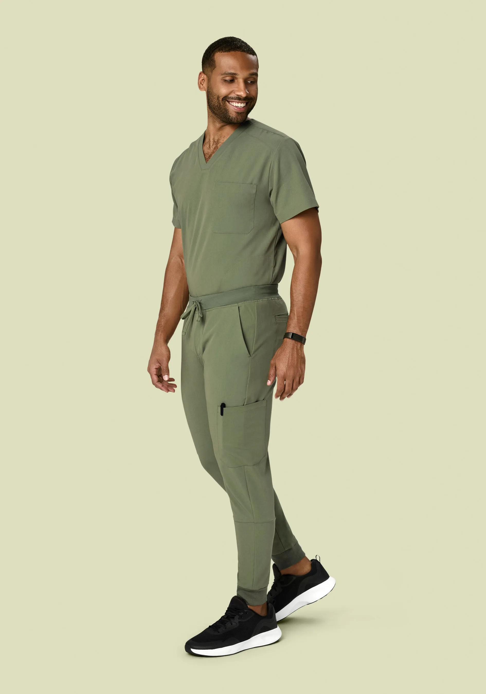 7 Pocket Joggers Sage