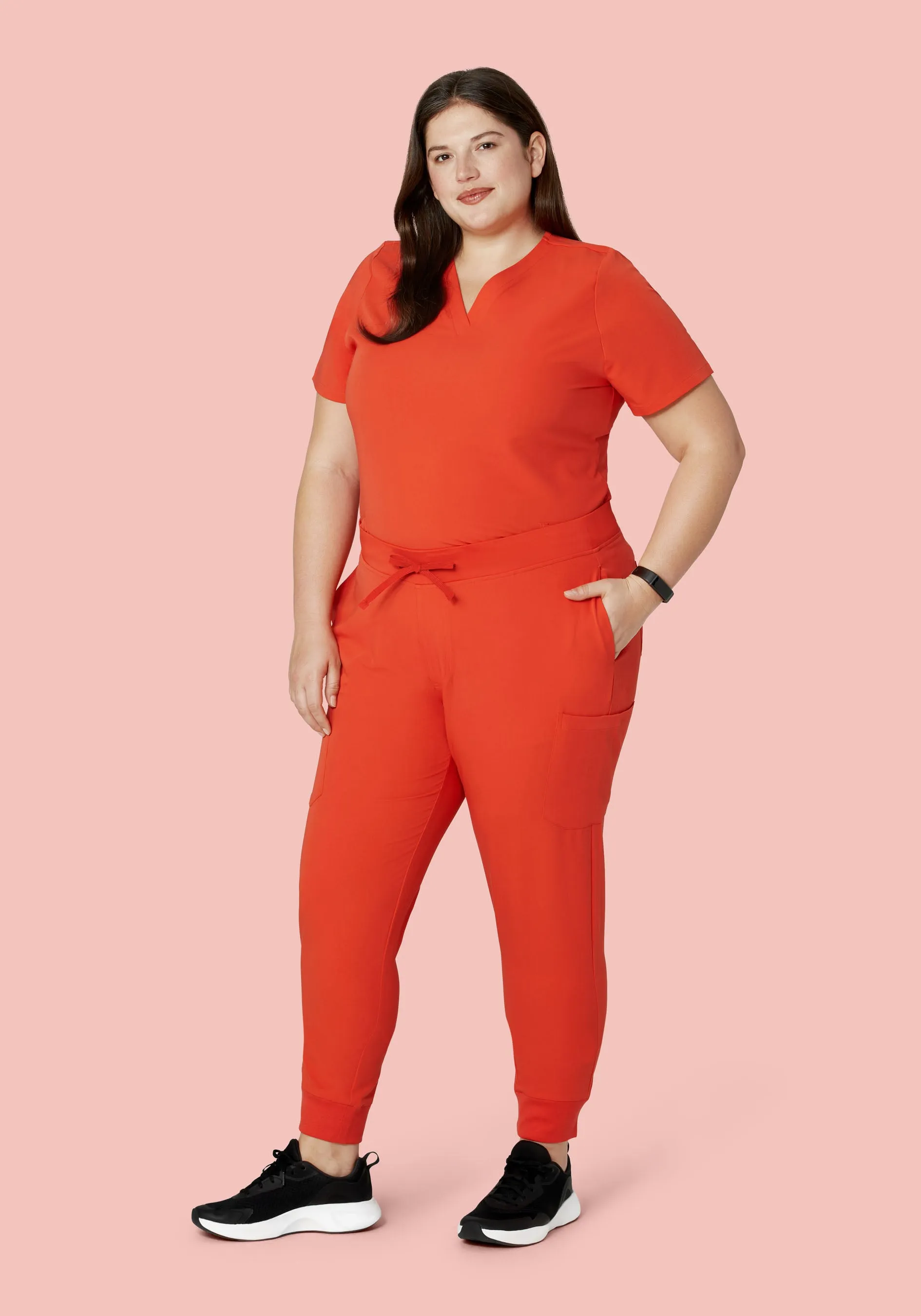 9 Pocket Joggers Sunset Orange