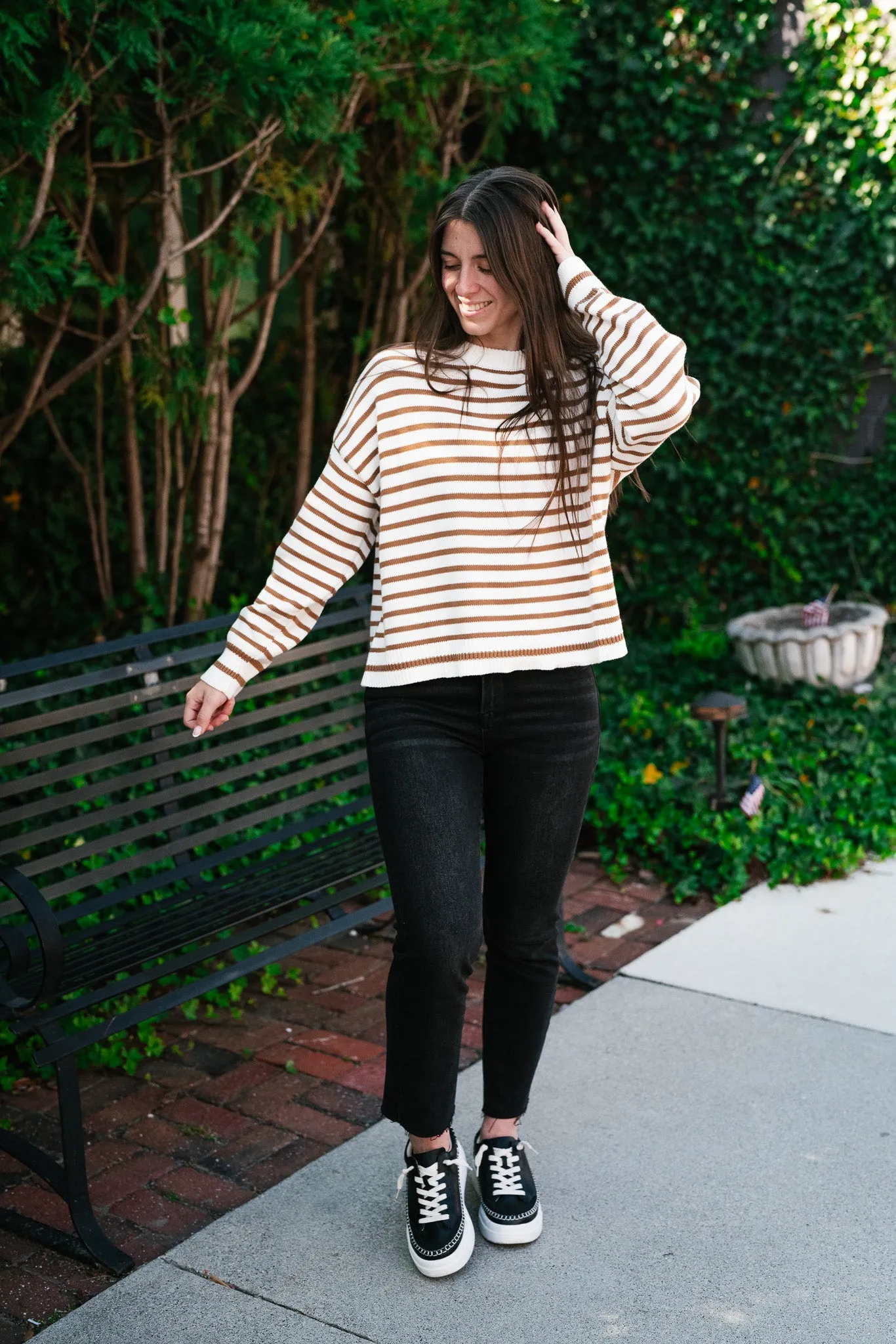 All My Stripes Knit Sweater