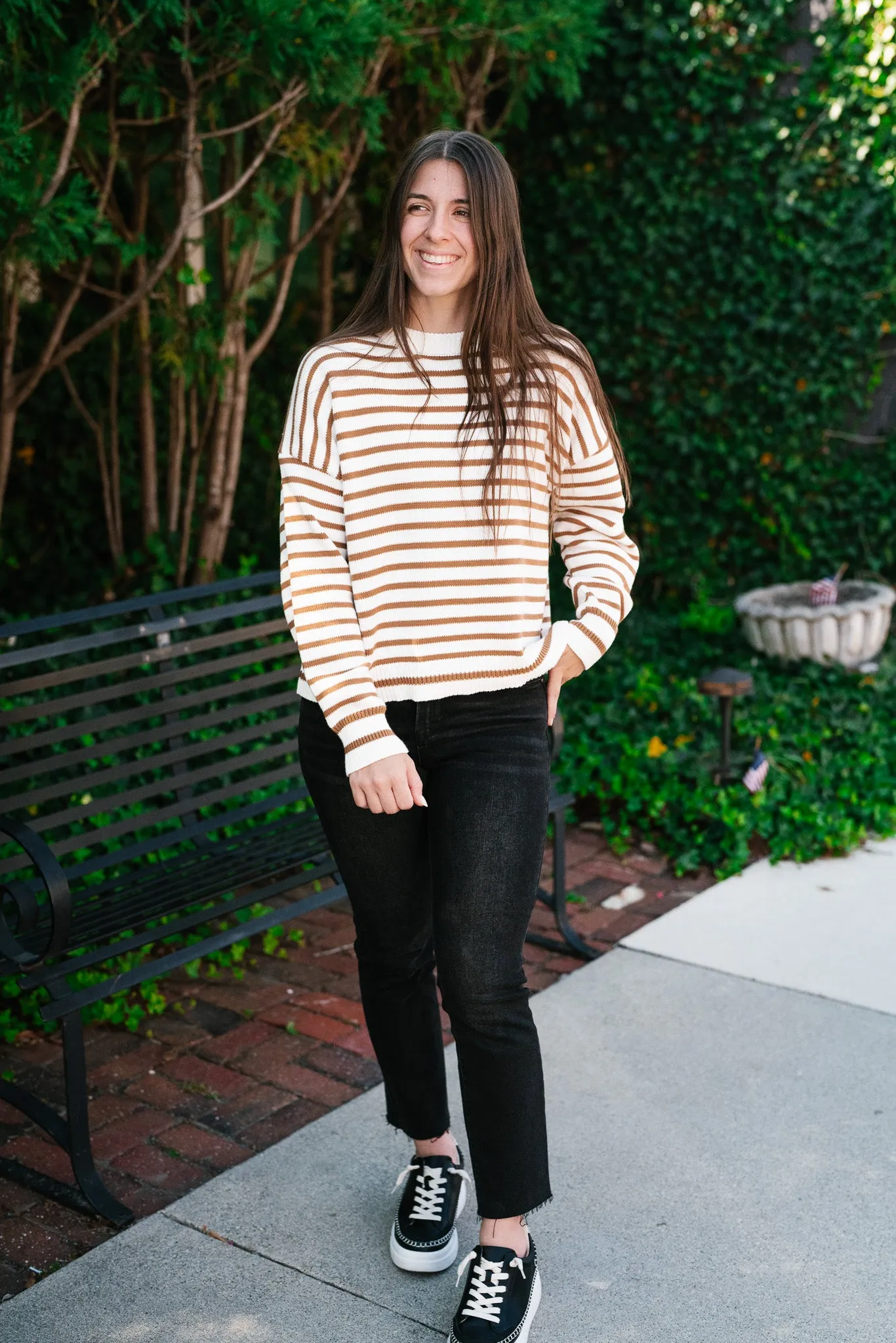All My Stripes Knit Sweater