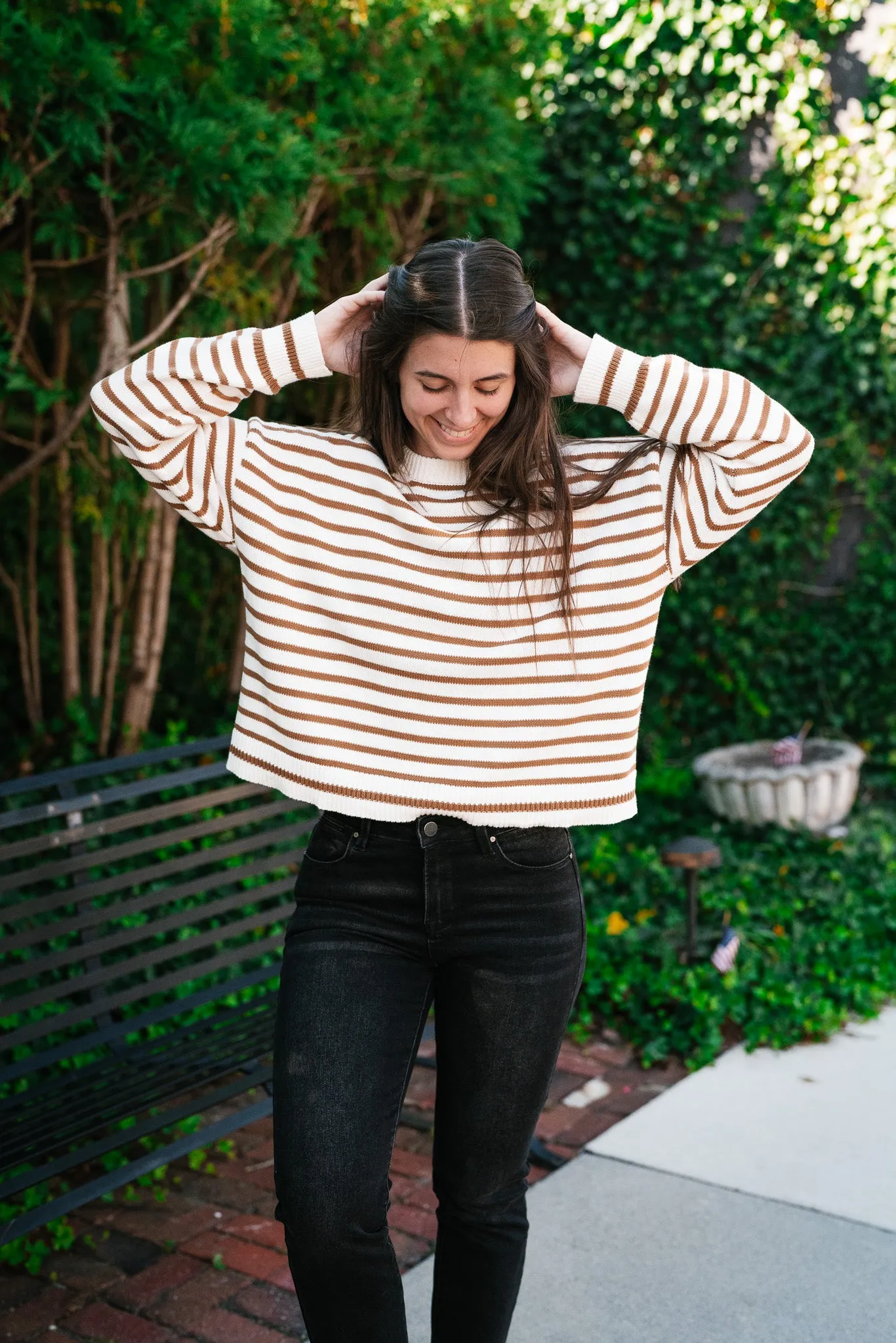 All My Stripes Knit Sweater