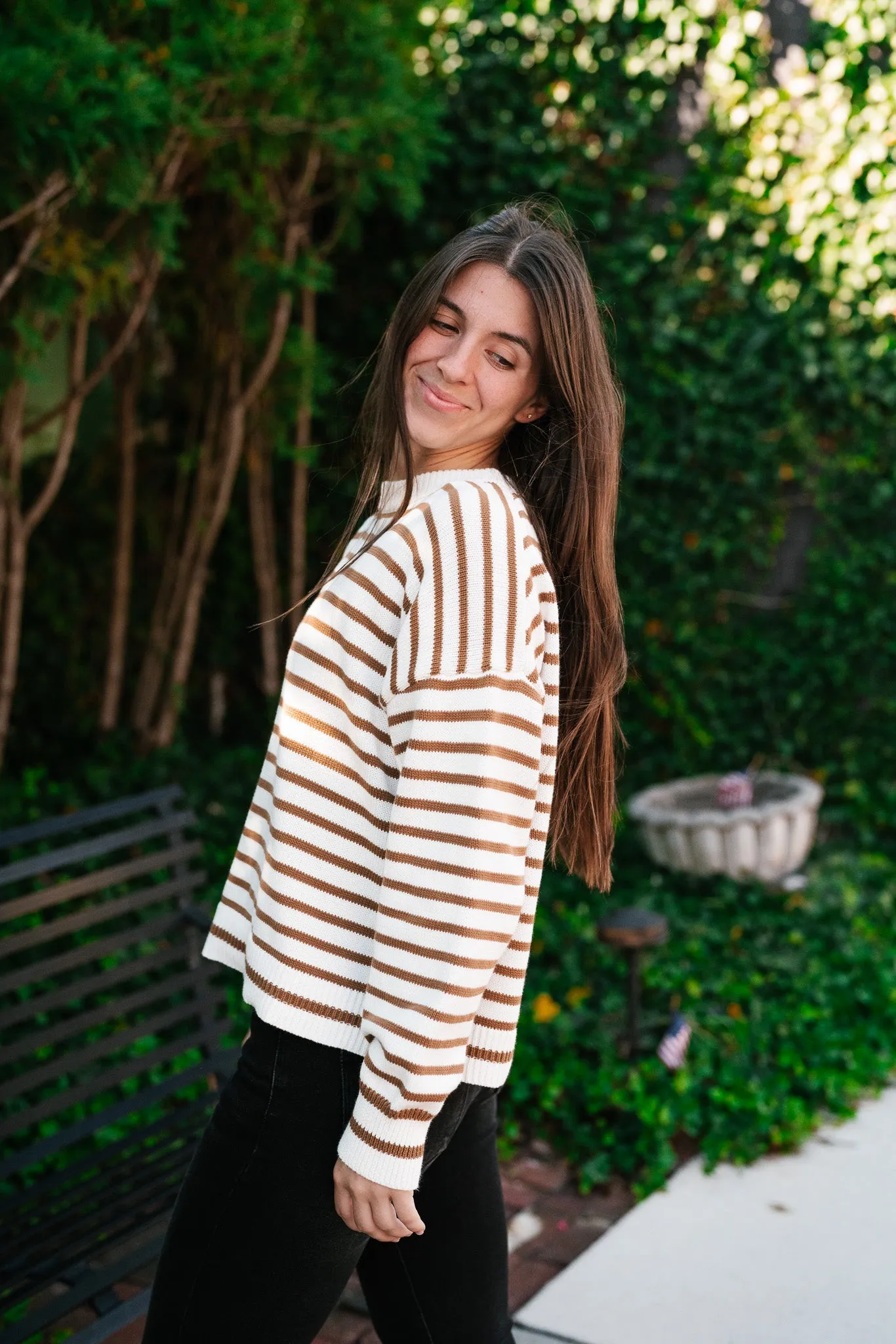All My Stripes Knit Sweater