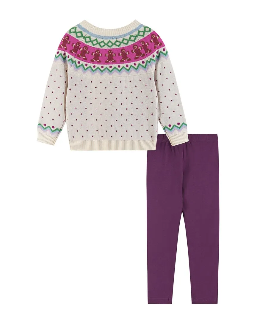 Andy & Evan Gingerbread Fairisle Sweater Set