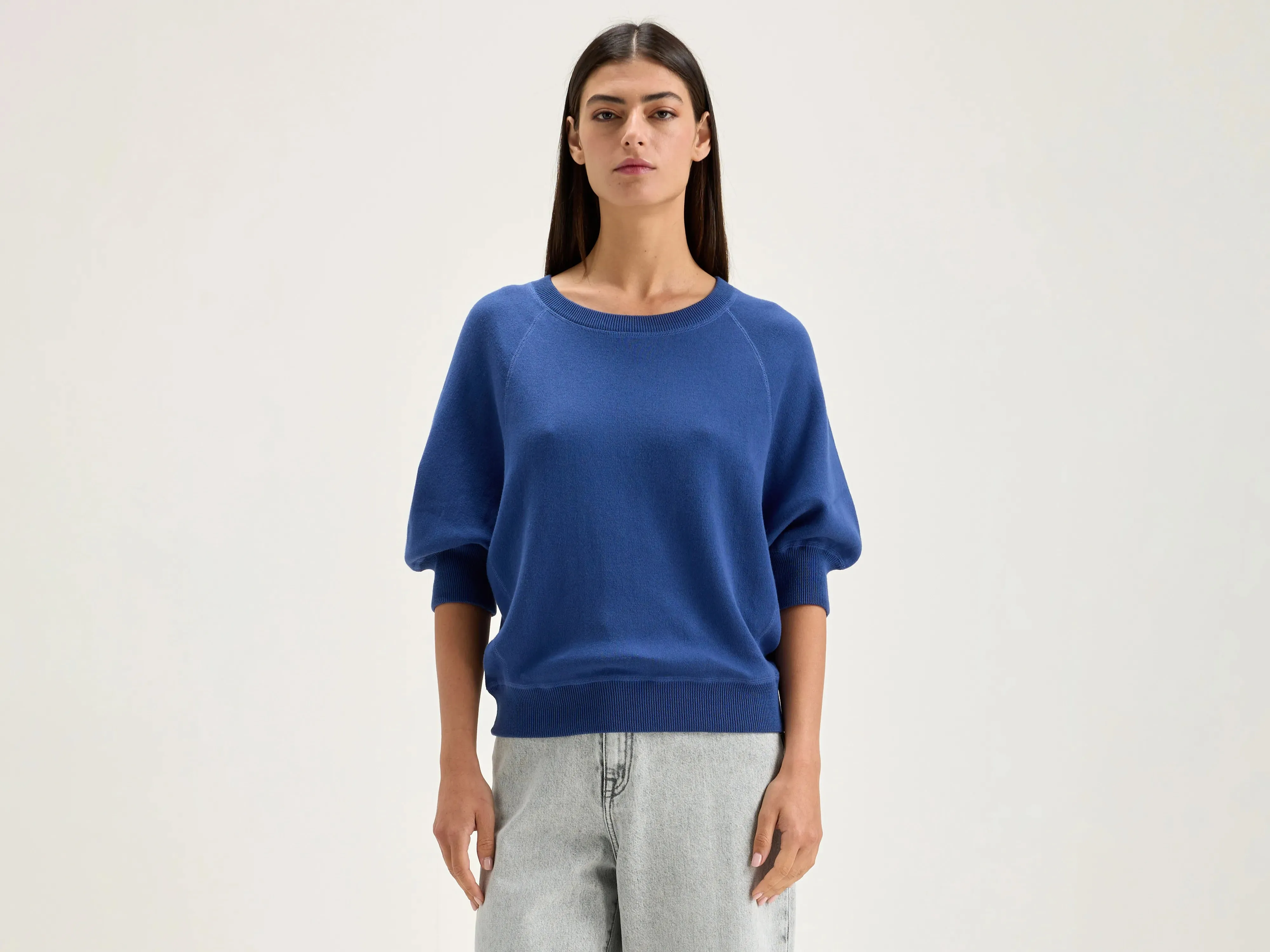 Anglet crew-neck sweater (242 / W / BLUE JEANS)