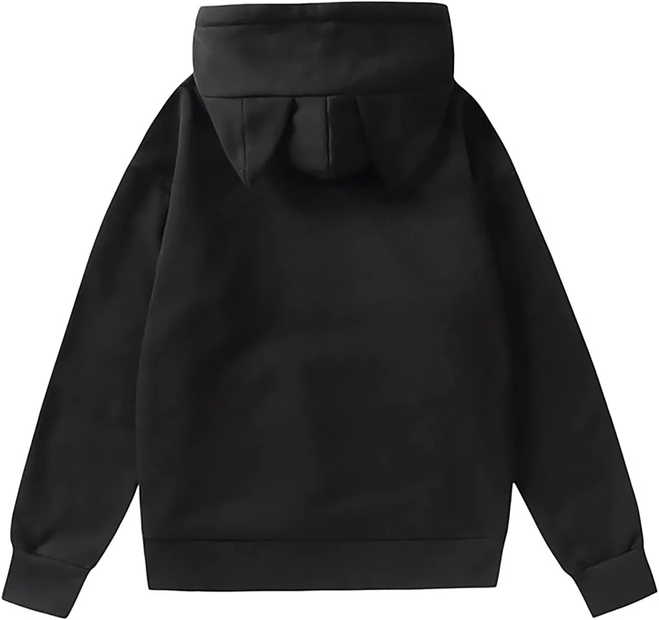 Aniywn Women's Hoodie Cat Ear Print Cute Tops Blouse Autumn Long Sleeve Pocket Sweatshirt Hooded Pullover Shirt