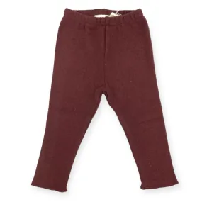 Babe And Tess Burgundy Leggings