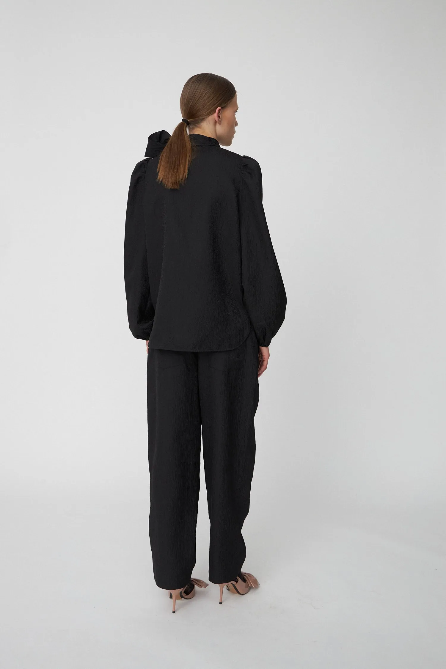 Bow Tie Shirt - Black