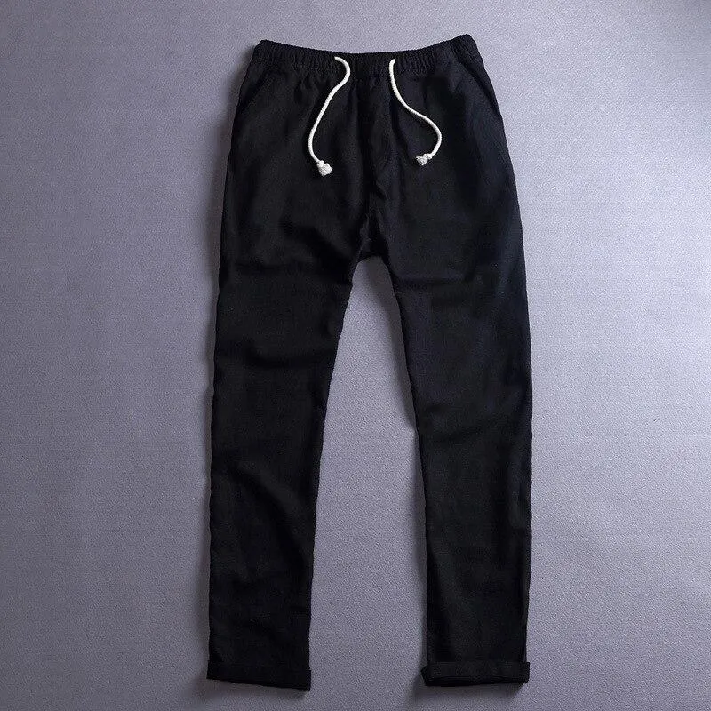Breathable Summer Linen Blend Pants