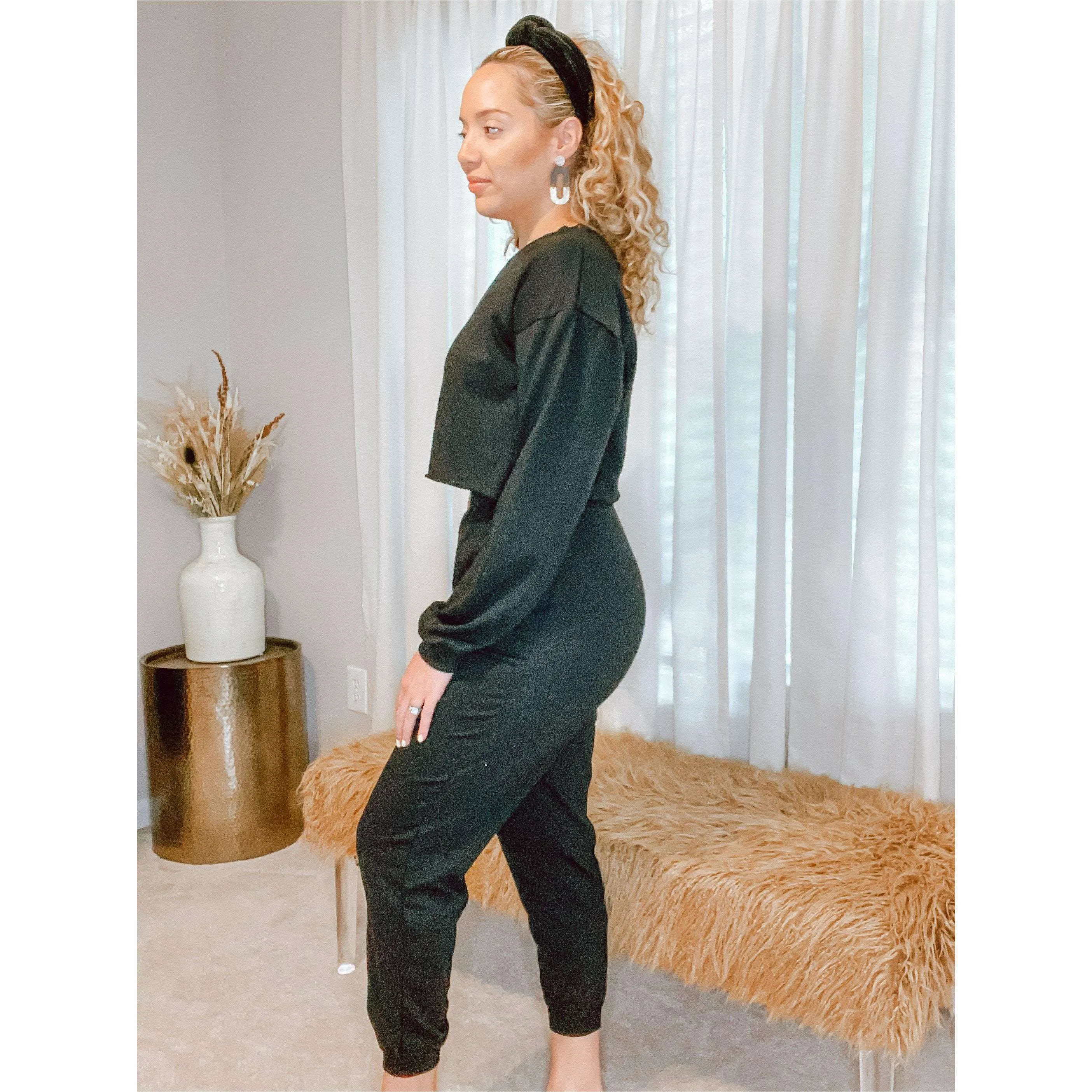 Britney Essential Jogger (Black)