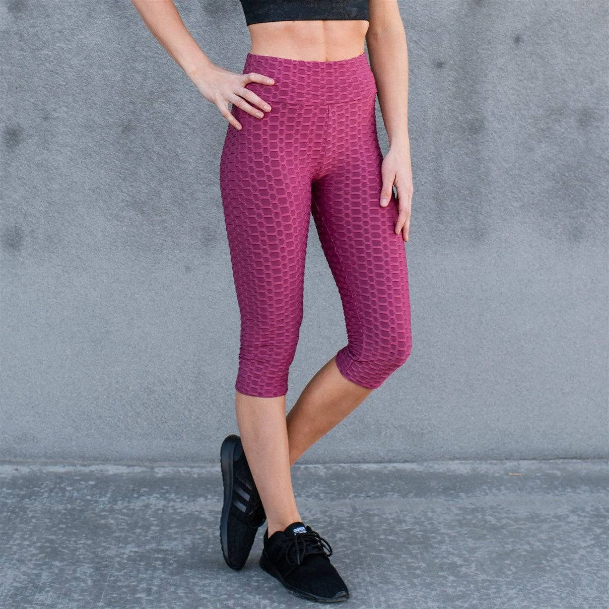 Cellulite Hiding Capri Leggings | New Mix