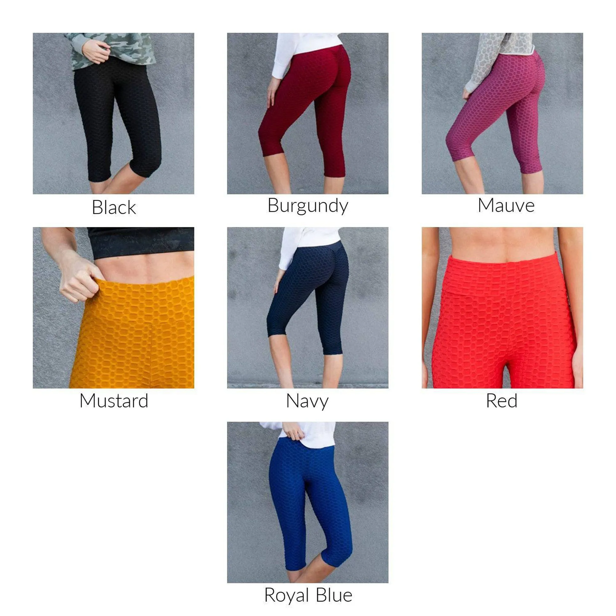 Cellulite Hiding Capri Leggings | New Mix