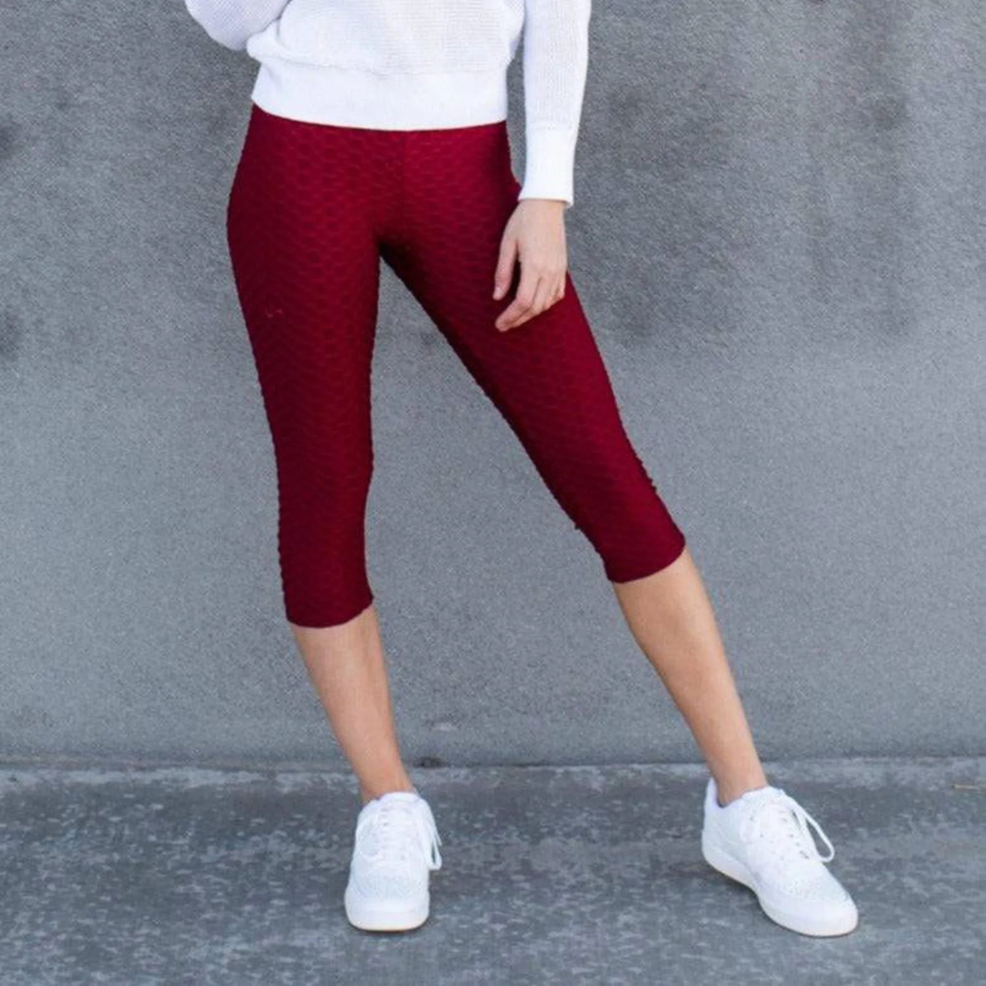 Cellulite Hiding Capri Leggings | New Mix