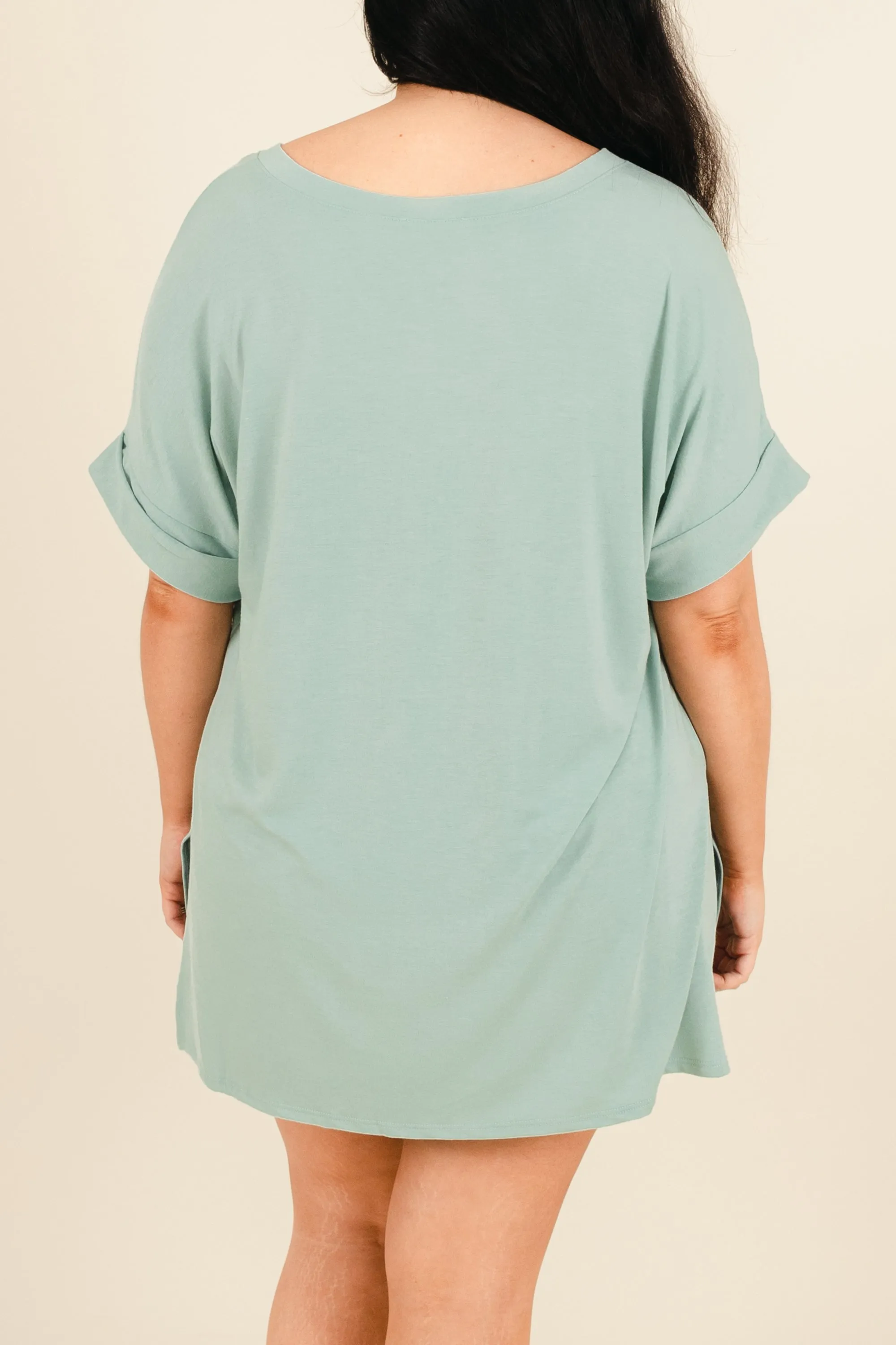 Comfy Travels Top, Light Green