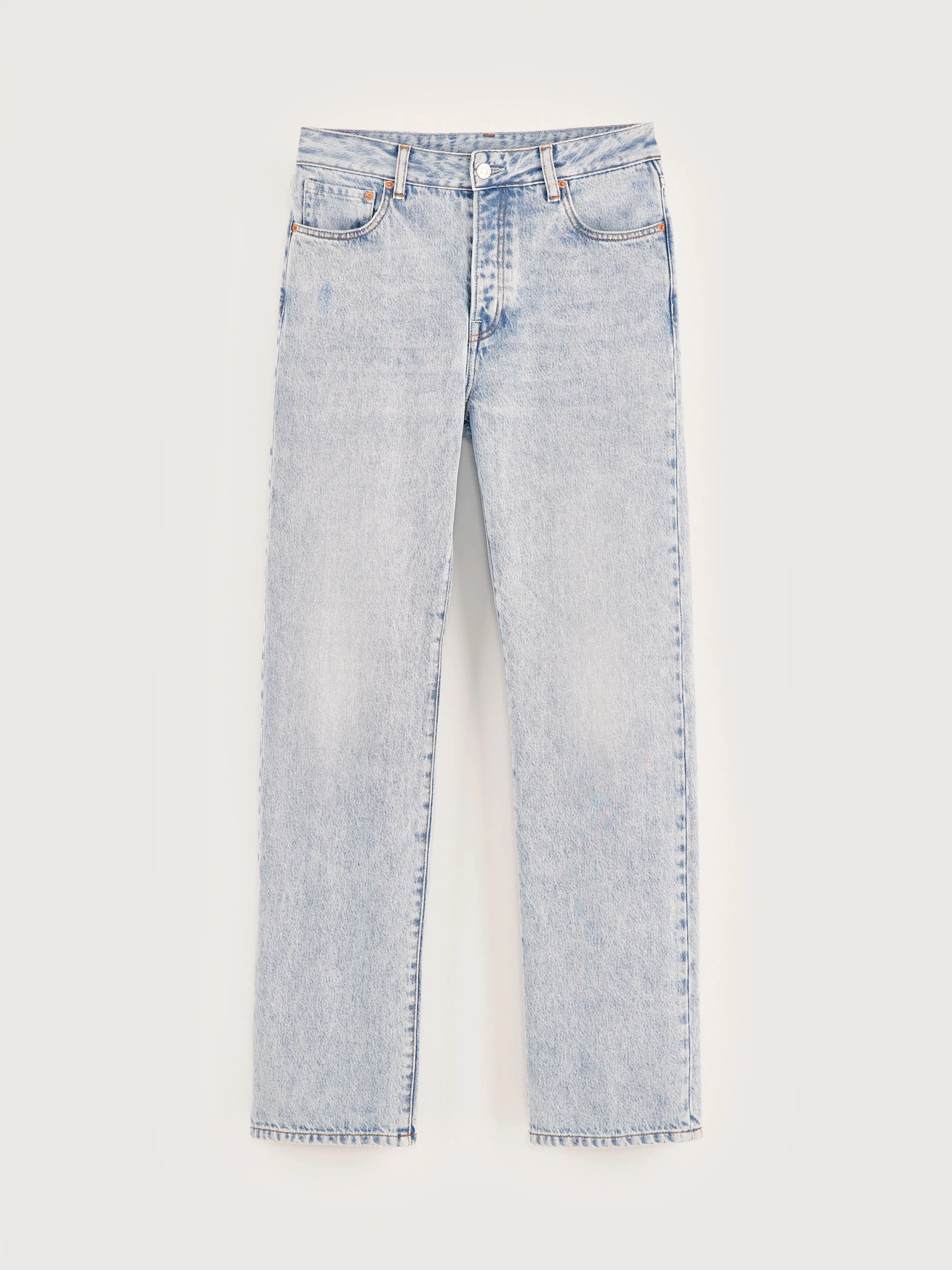 Denim N. 32 straight jeans (242 / W / USED LT BLUE)