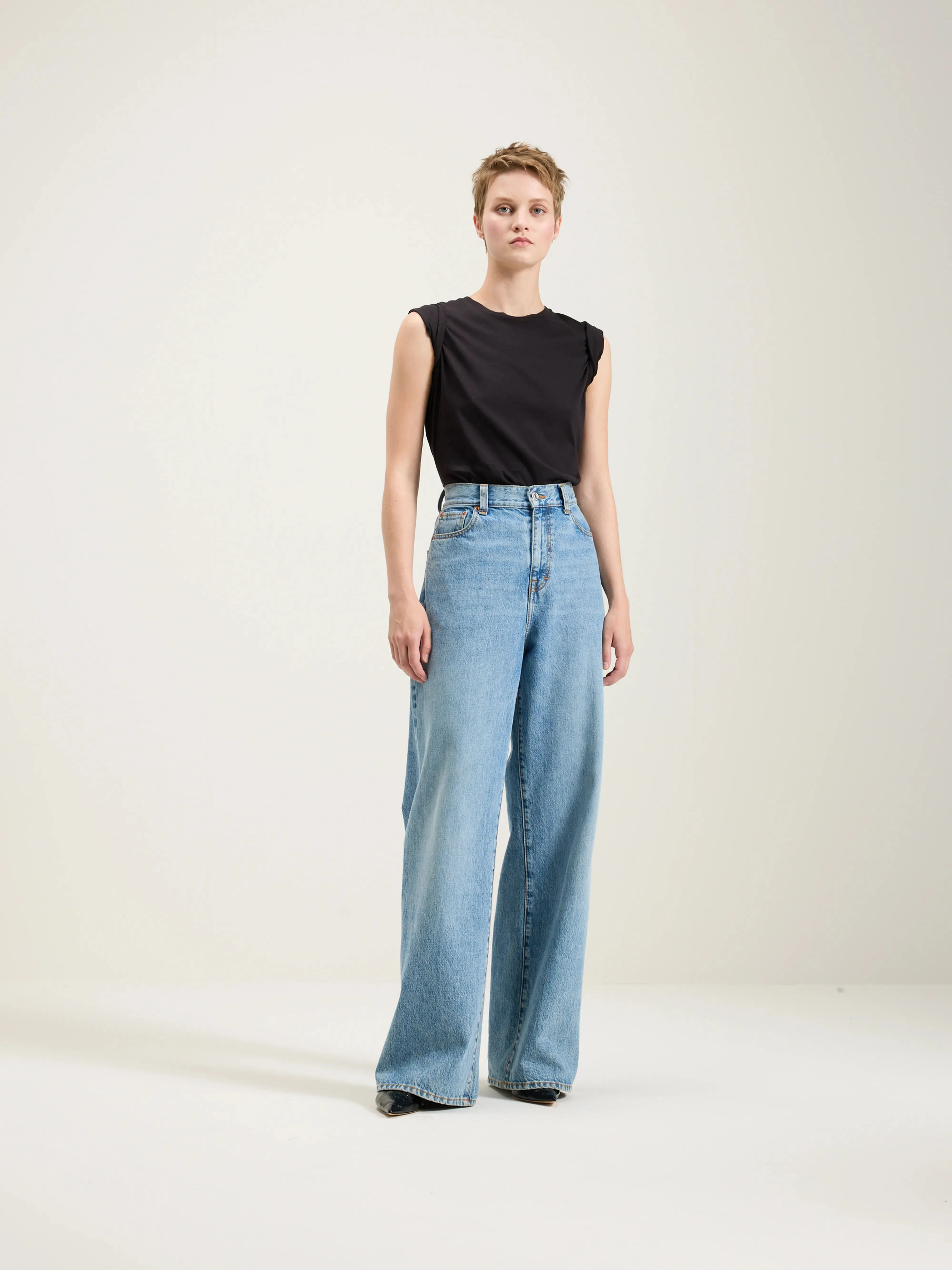 Denim N. 64 wide Jeans (242 / W / USED LT BLUE)