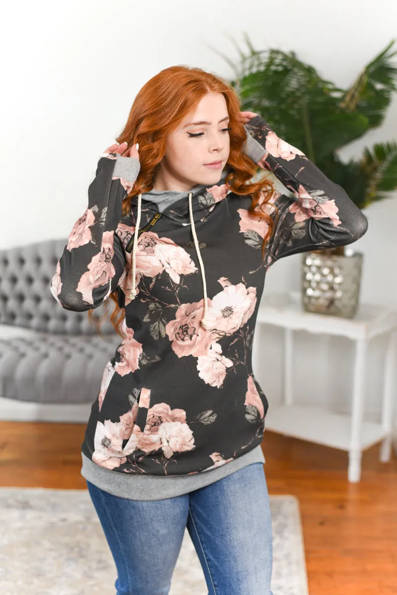 Doublehood Sweatshirt - Fanciful Floral