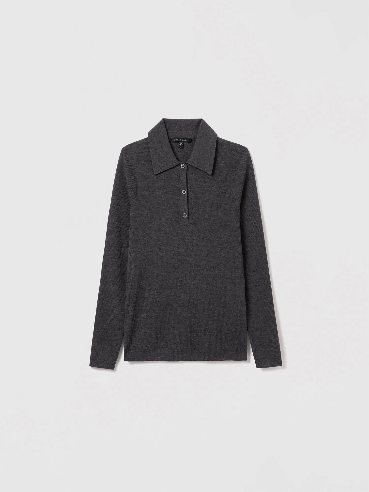 Extrafine baby merino polo