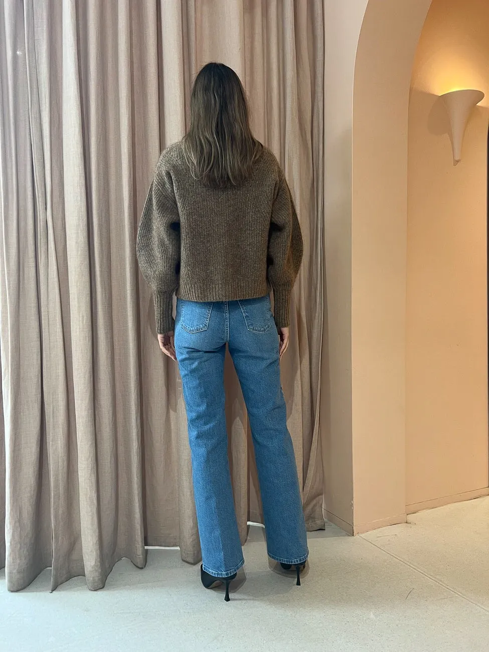 Friends with Frank The Agnes Cardigan in Nutmeg Marle