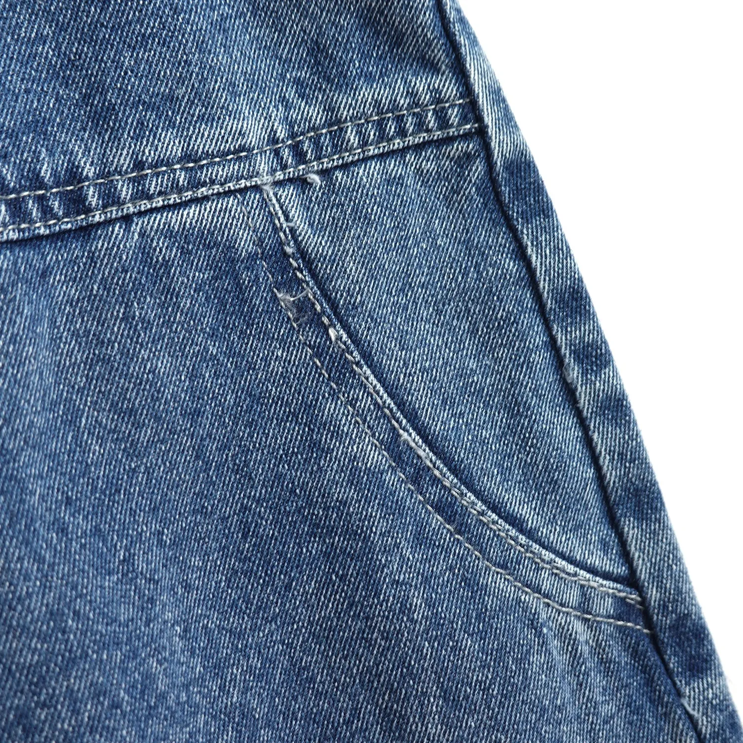 Girls Denim Bib Overalls,Adjustable Straps Fake Slant Side Pockets Jean Dungarees Pants