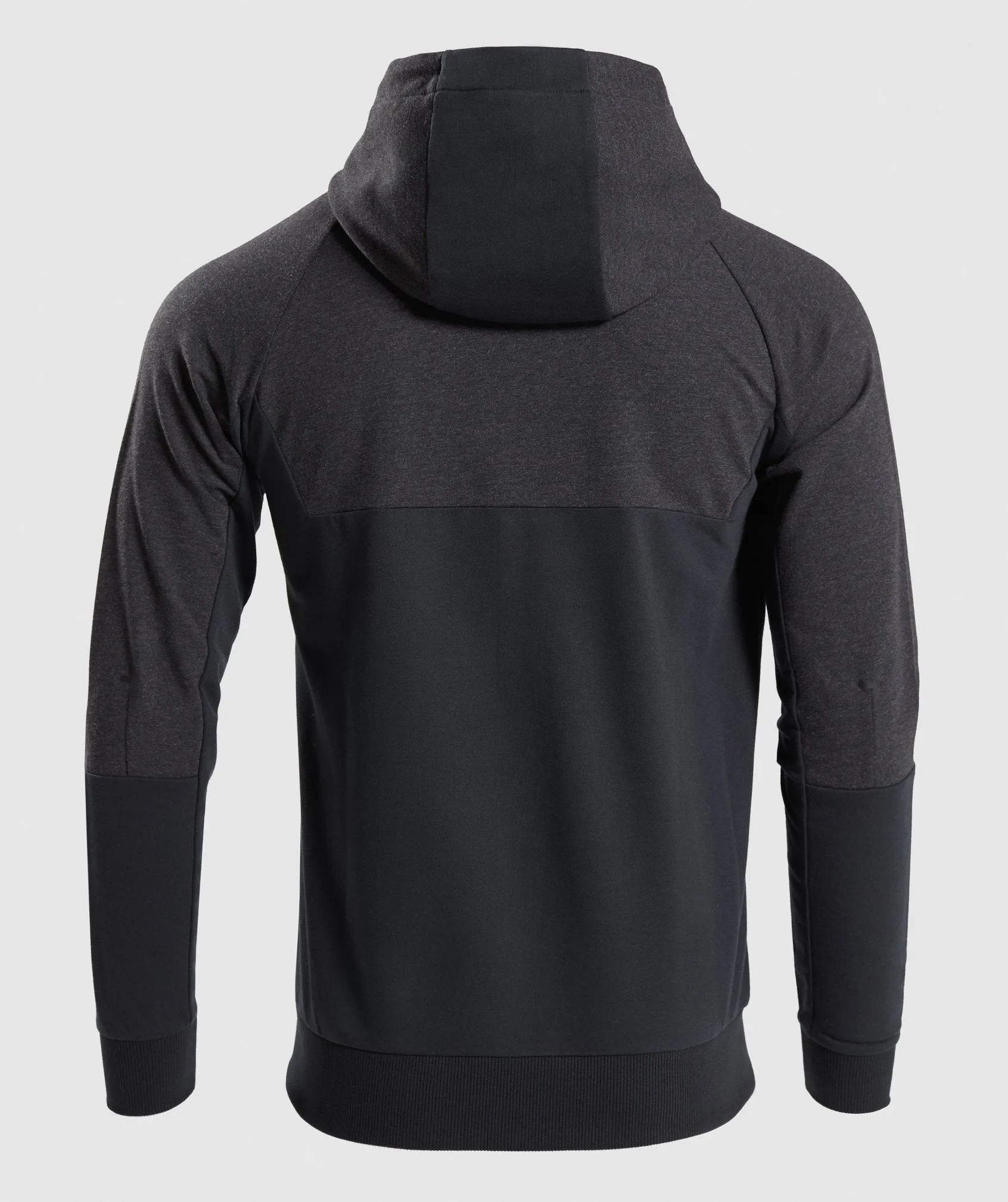 Gymshark Revive Zip Hoodie - Black/Black Marl