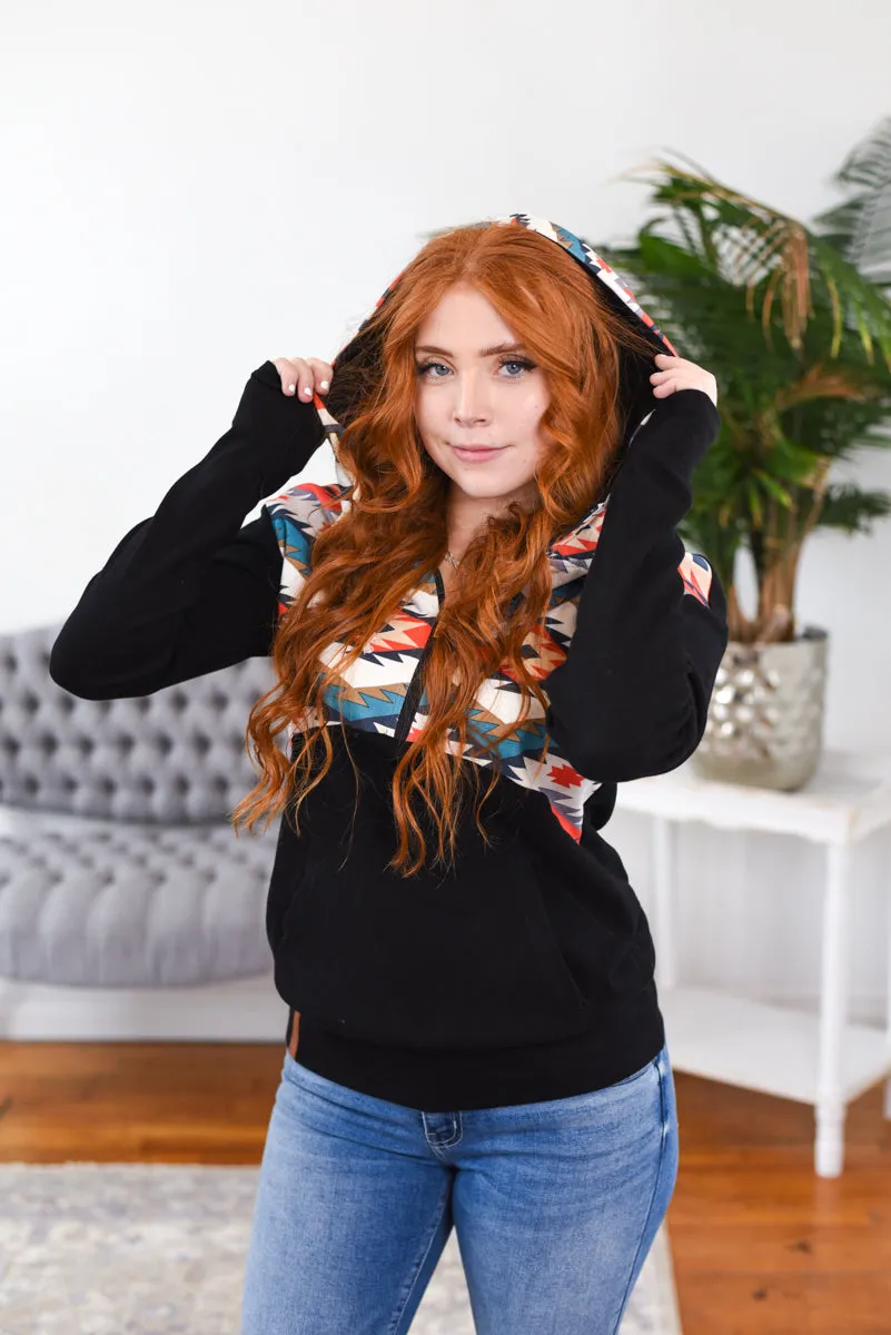 Halfzip Sweatshirt - Let's Be Happy