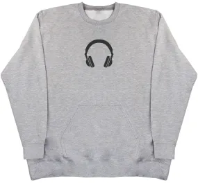 Headphones - Huge Oversized Hoodless Hoodie