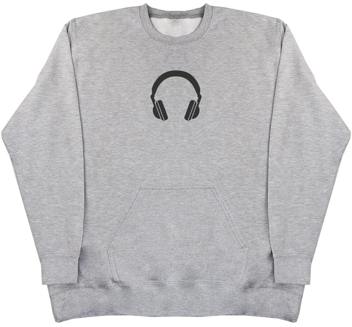 Headphones - Huge Oversized Hoodless Hoodie