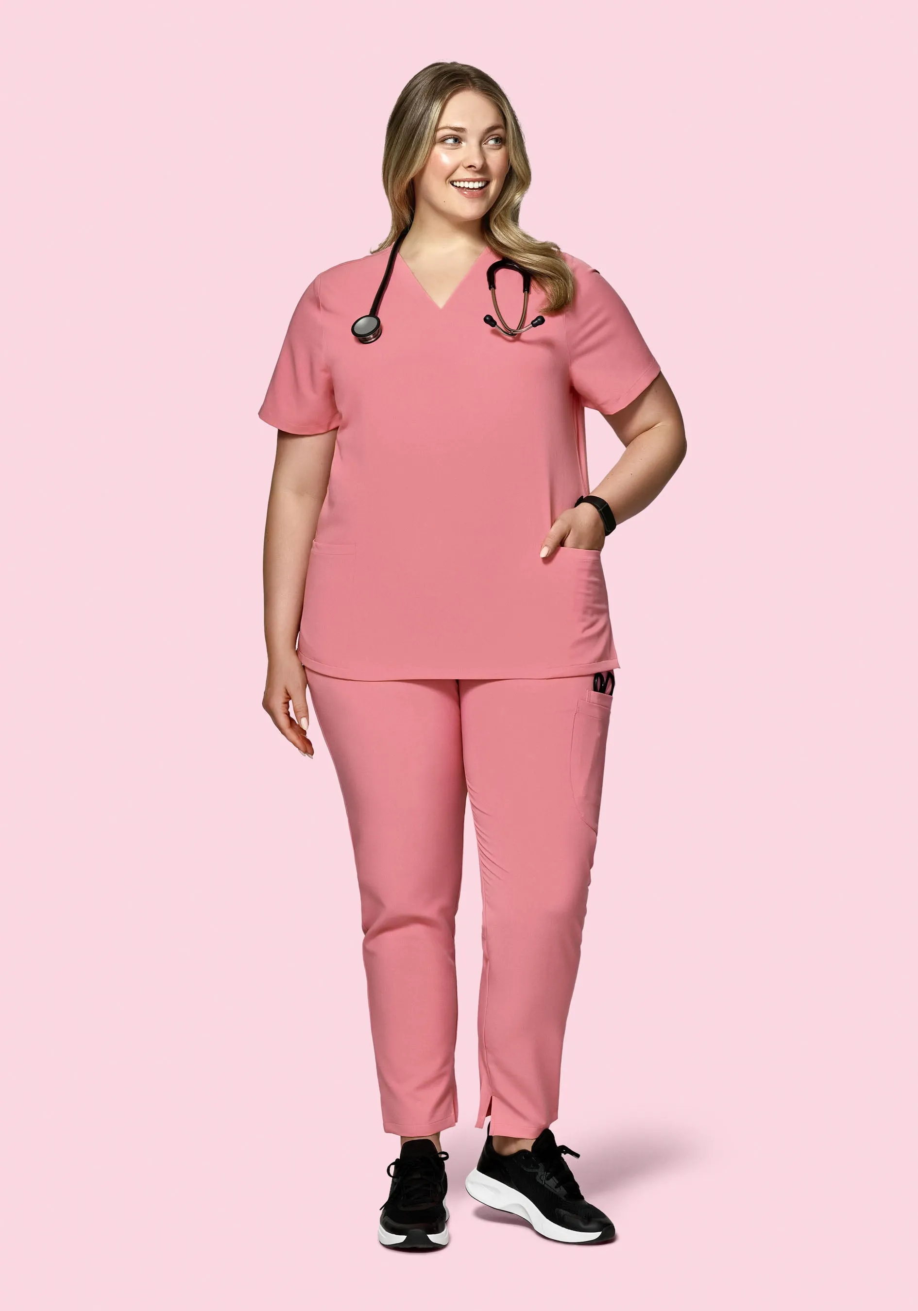High Waisted Joggers Peony