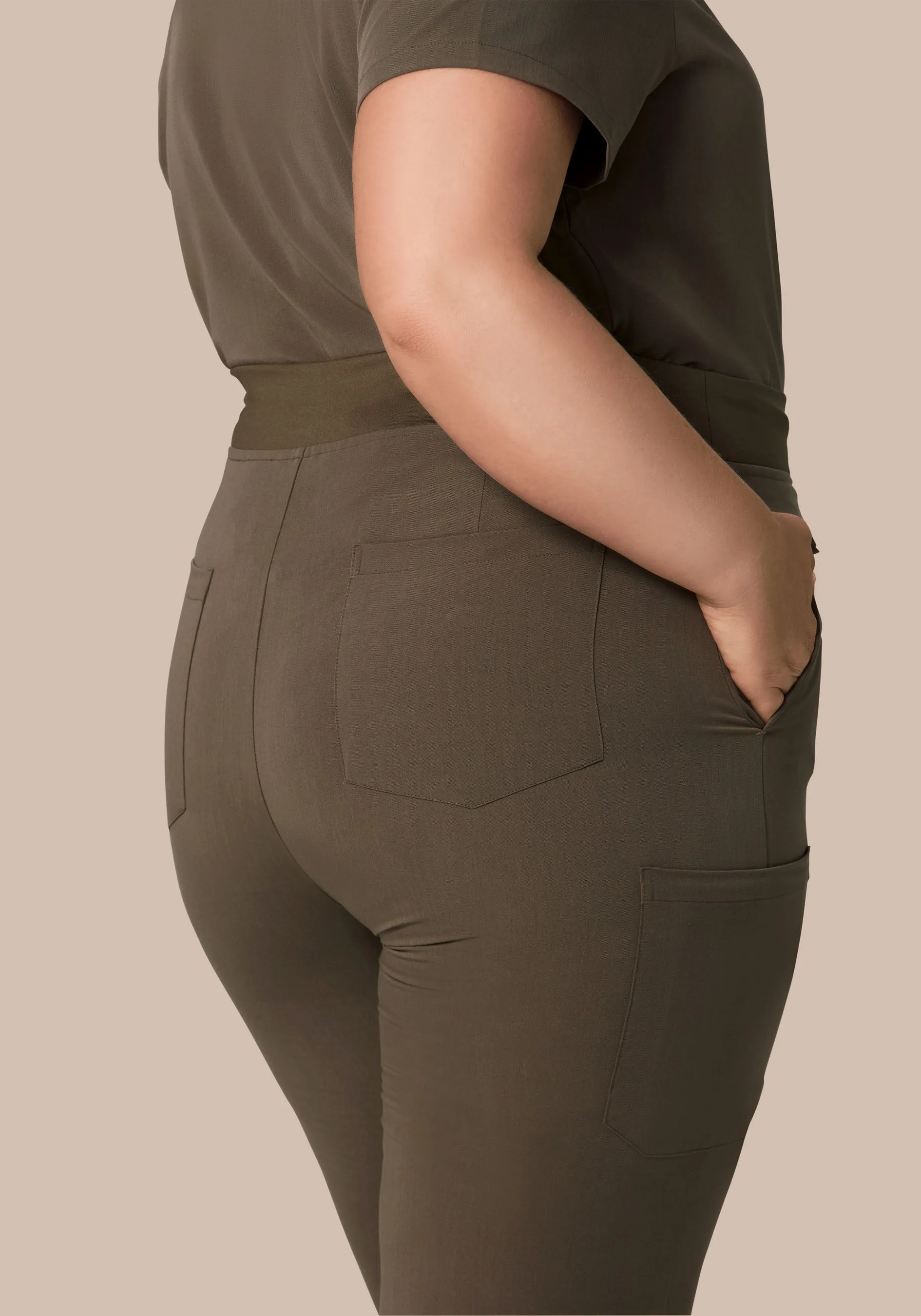 High Waisted Joggers Truffle