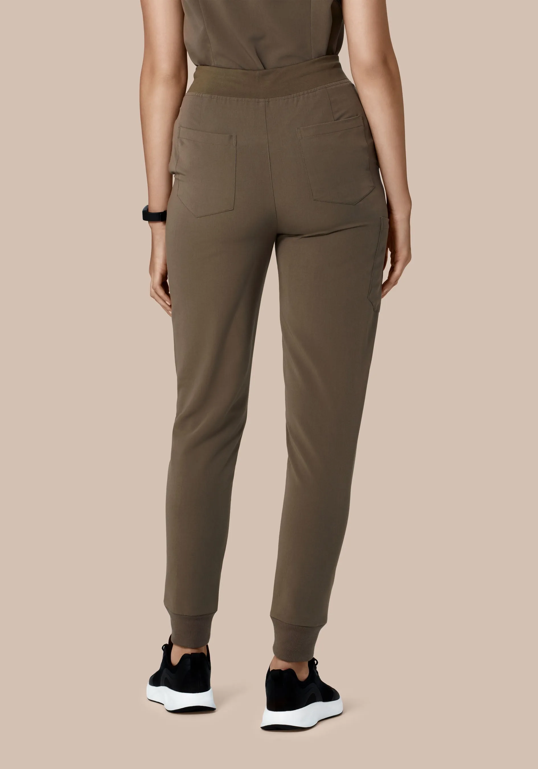High Waisted Joggers Truffle