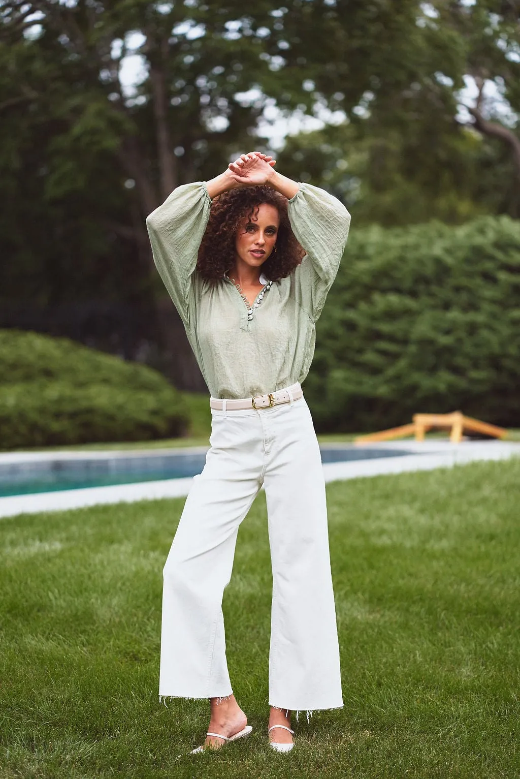 Ivy Blouse - Light Green