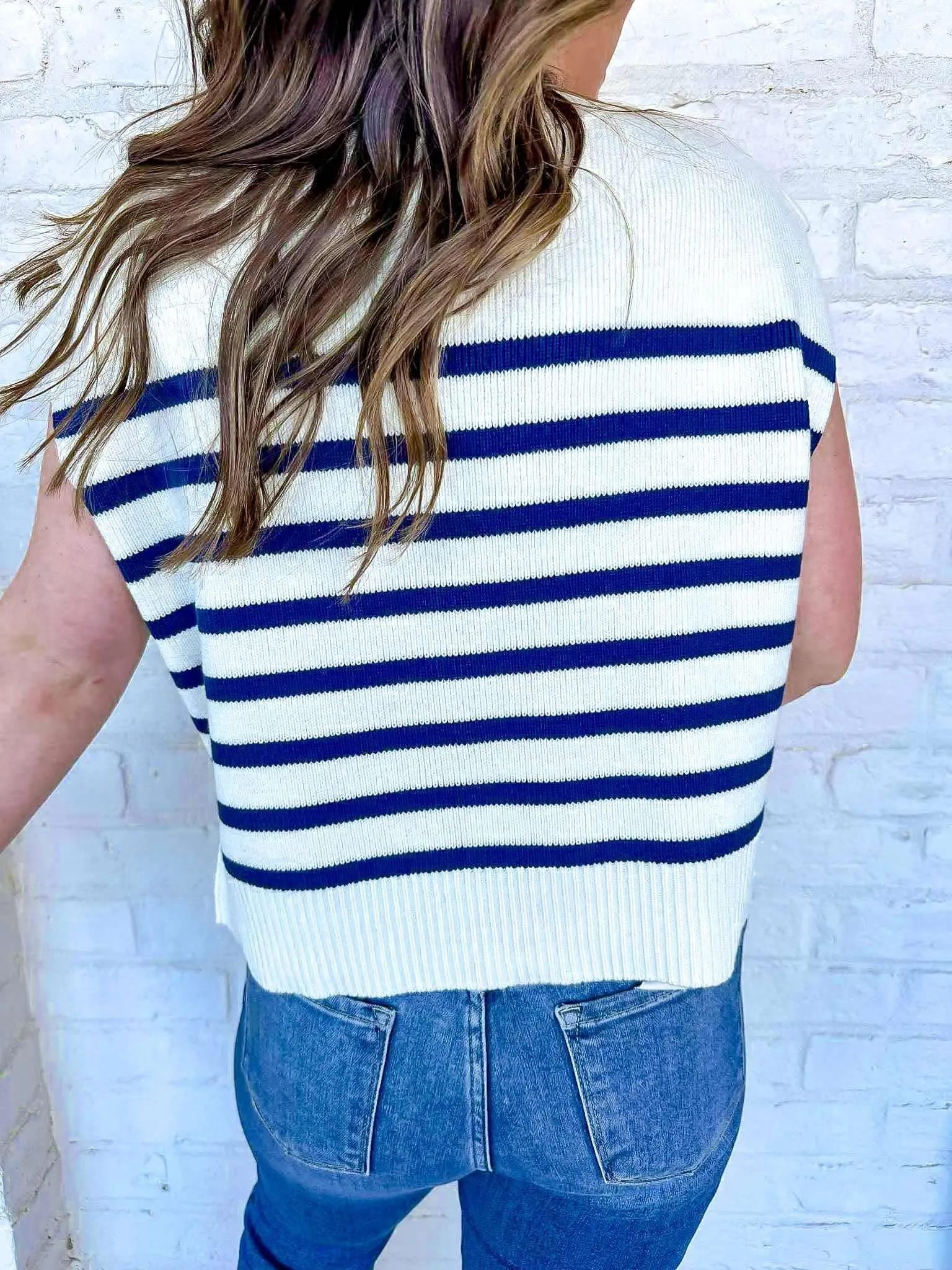 Keep The Same Navy Top