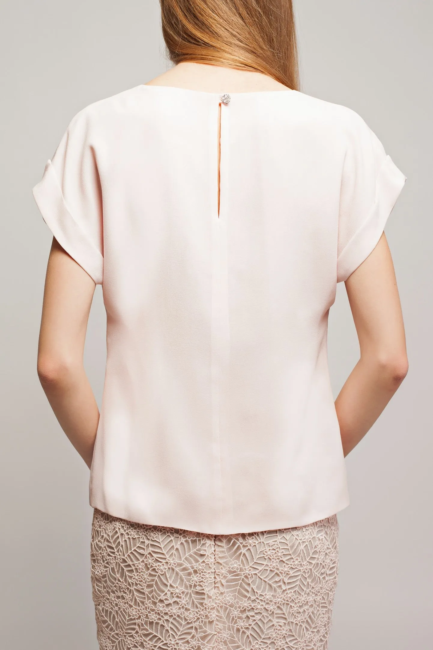 LEPIDIUM LIGHT PINK SILK TOP