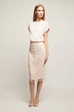 LEPIDIUM LIGHT PINK SILK TOP