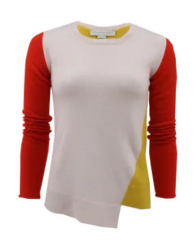 Long Sleeve Fitted Asymmetrical Pullover