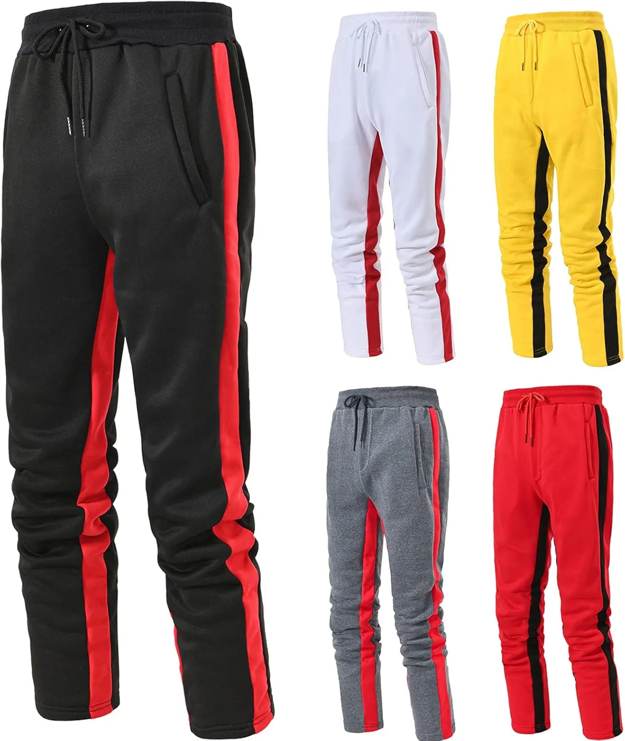 Men's Athletic Running Sports Pants Quick Dry Jogger Sweatpants Lightweight Breathable Workout Joggers Sports Pant
