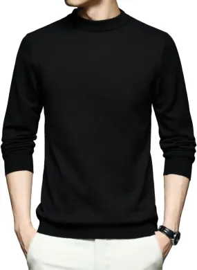 Men's Sweater Pullover,Crew Neck Slim Fitted Long Sleeve Knitted Casual Solid Tops S~2XL
