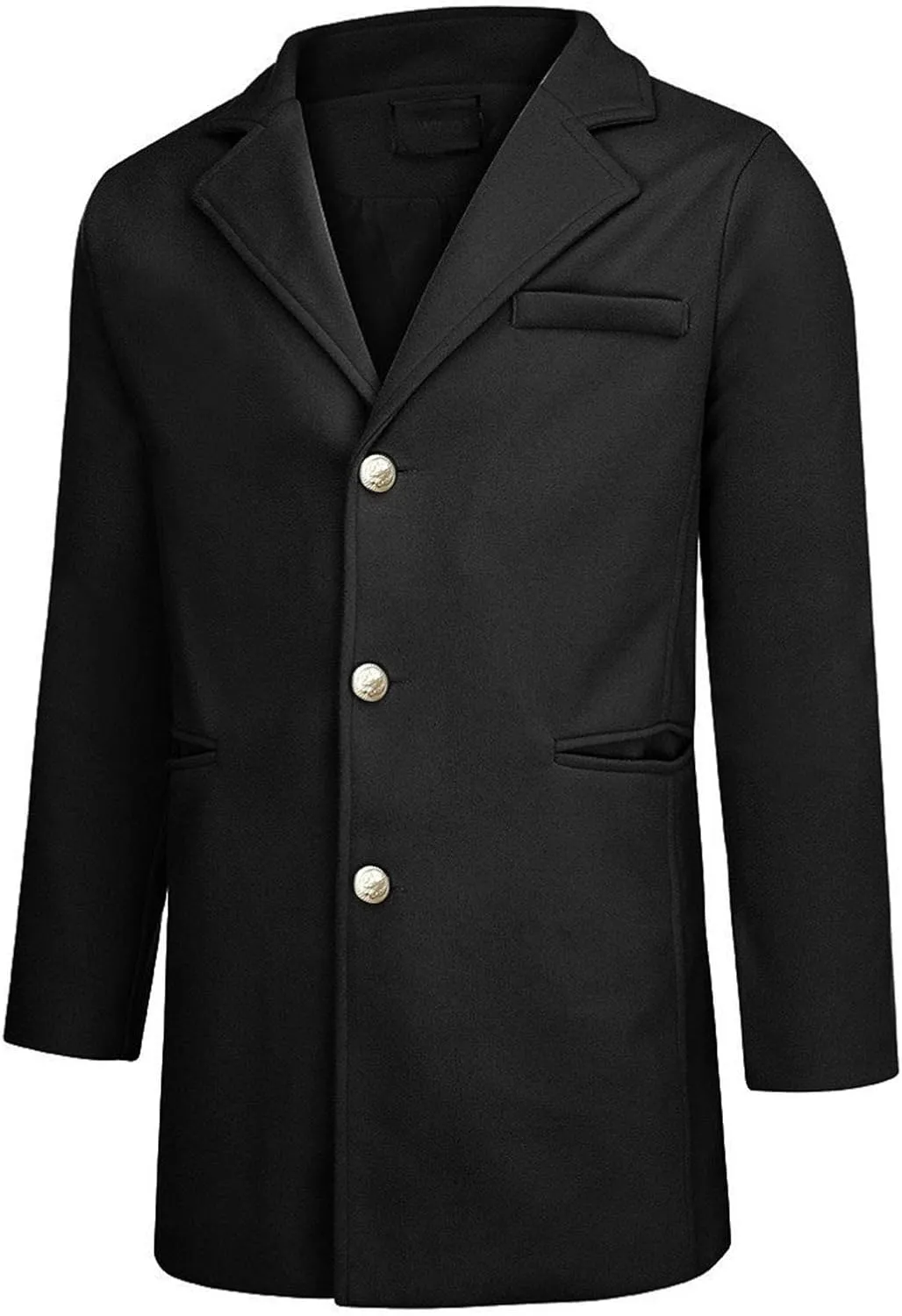 Mens Trench Coat,Winter Jacket for Men Plus Size Long Coat Men Cardigan Cute Print Windbreaker Warm Long Jacket
