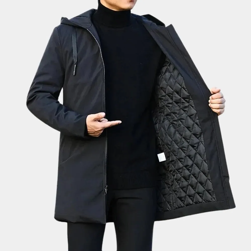 Neat Long Men's Coat