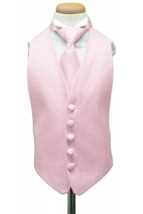 Pink Venetian Kids Tuxedo Vest