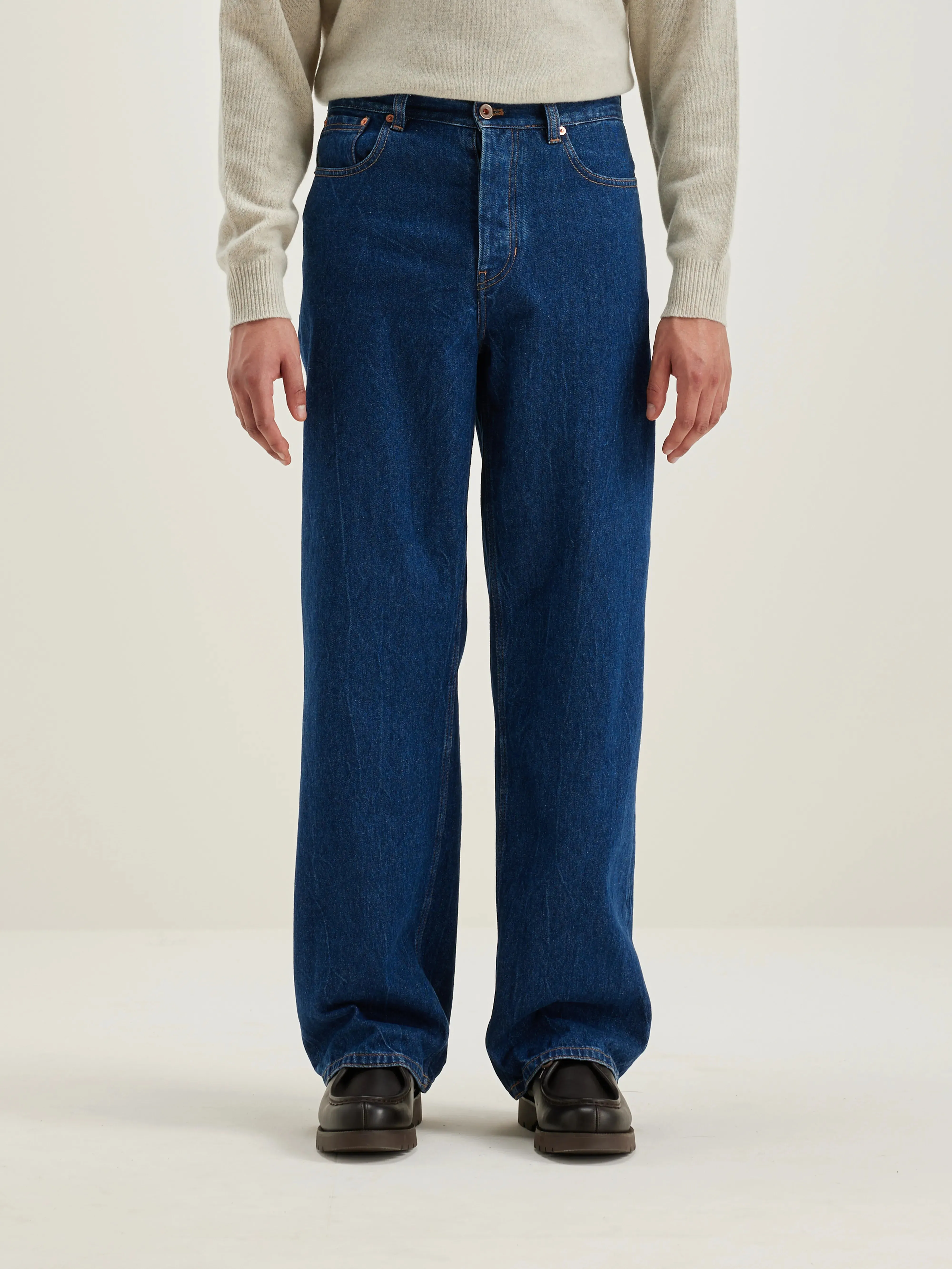 Pinter wide jeans (242 / M / VINTAGE MD BLUE)