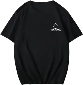 Printing T-Shirt Men Oversized Cotton Summer Tshirt Breathable Loose O-Neck Tee Shirts Te