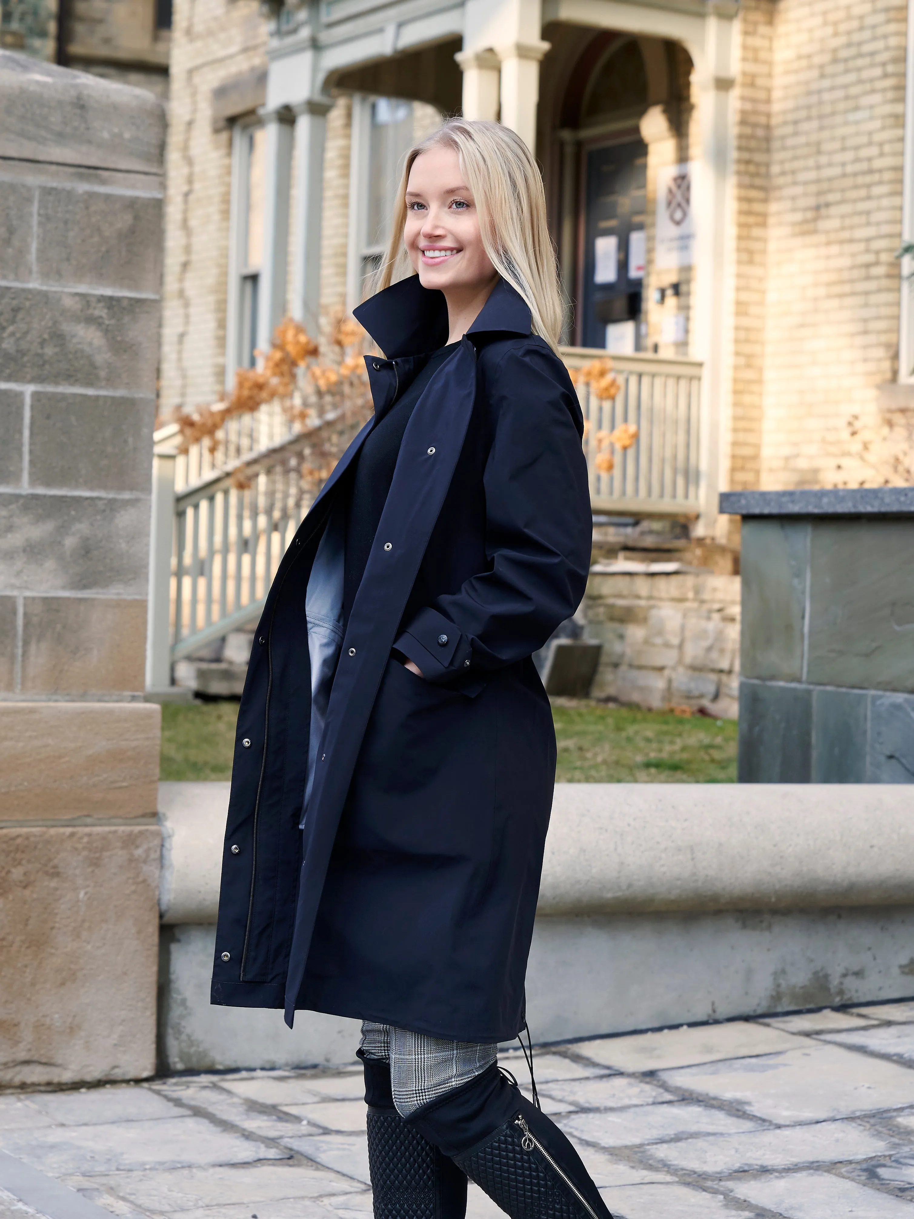Reeva Trench Coat | Black