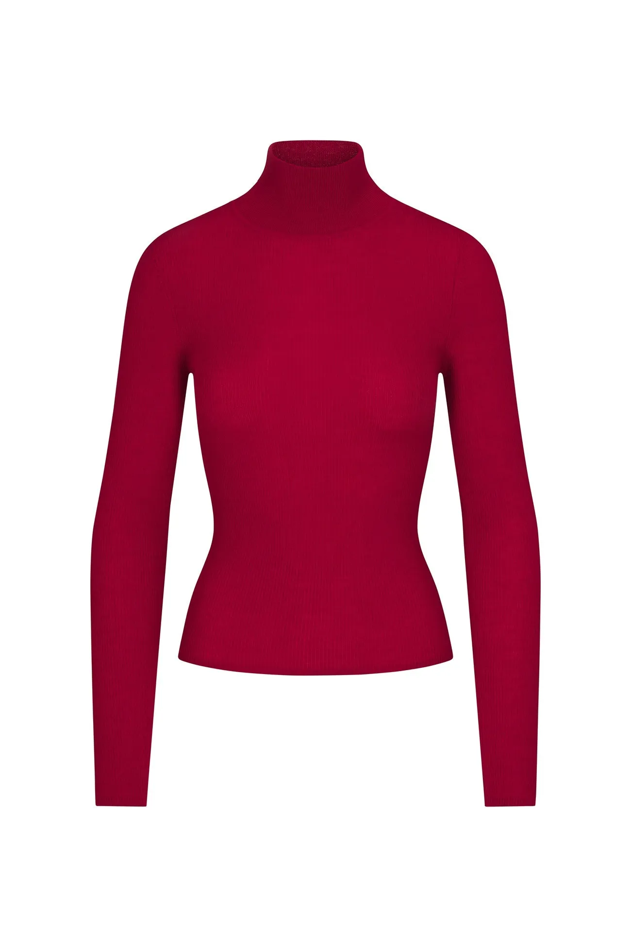 RUMER FITTED CASHMERE TURTLENECK