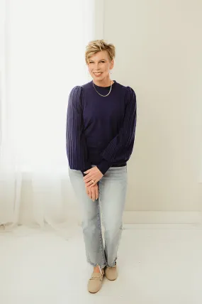 Stripe Texture Sweater