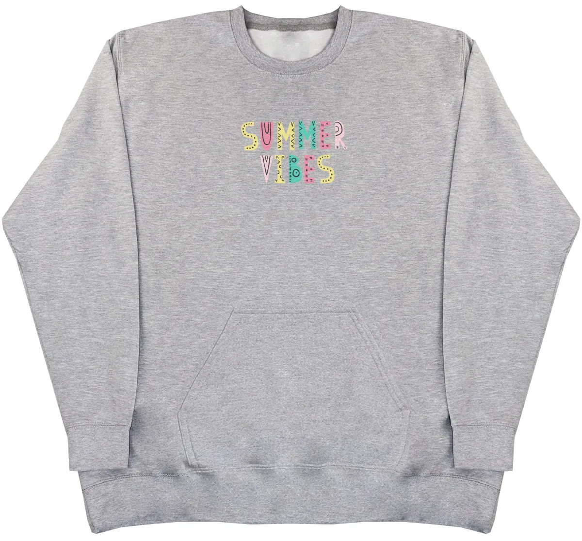 Summer Vibes - Huge Oversized Hoodless Hoodie