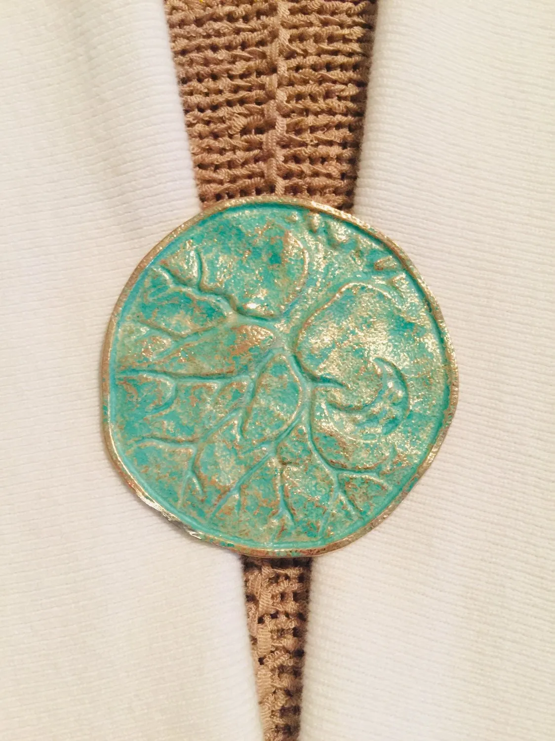 Sweater Clips Gold Patina Circle Tree Cardigan Clasp Minimalist Sweater Clip Sweater Guard Gift Gifts for Her by Fabulici