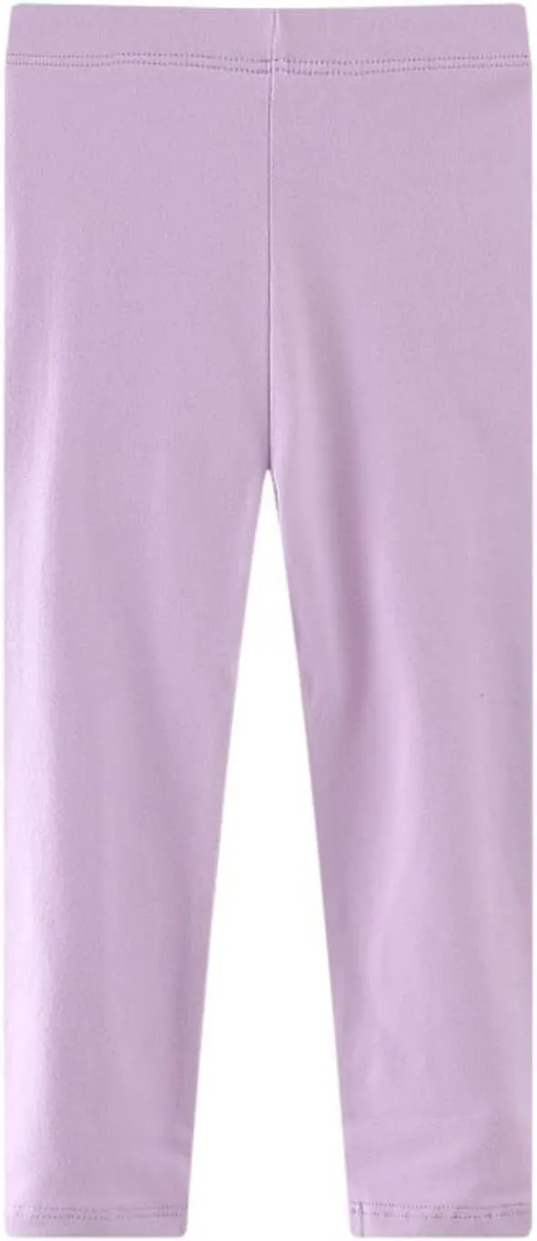 Toddler Little Girls High Waist Leggings for Kids Stretch Athletic Dance Yoga Pants Solid Comfy Leggings Bottoms Clothes