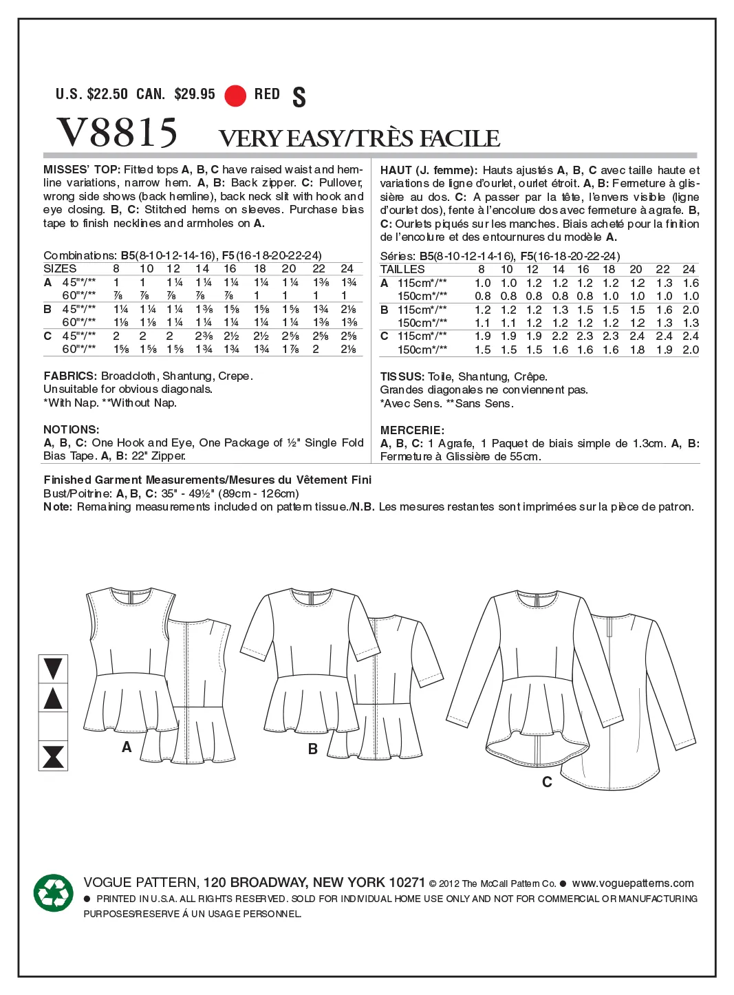 TOP - V8815
